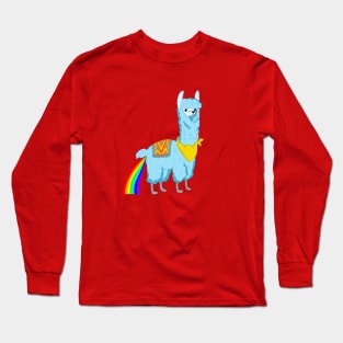 Colorful alpaca Long Sleeve T-Shirt